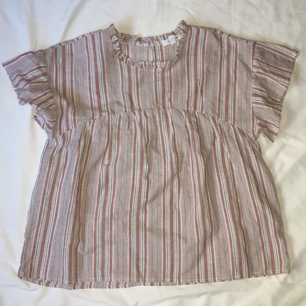 Beachy Ruffle Blouse